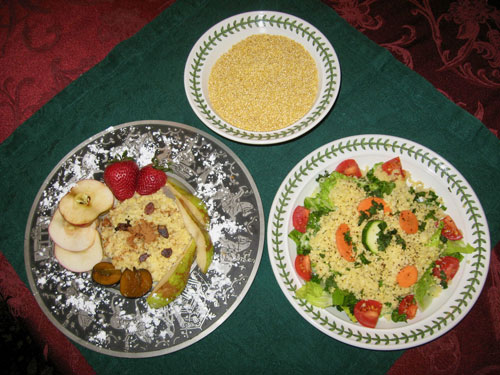 millet used in cooking