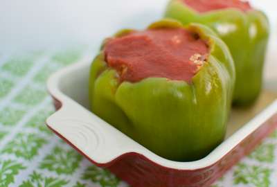 millet stuffed peppers
